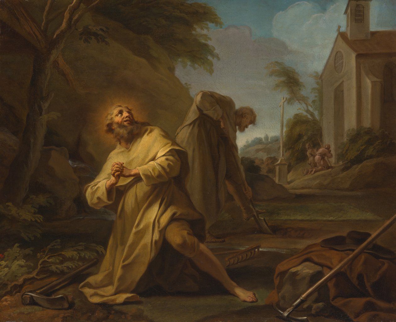 São Hymer na Solidão, c. 1735. de Unbekannt