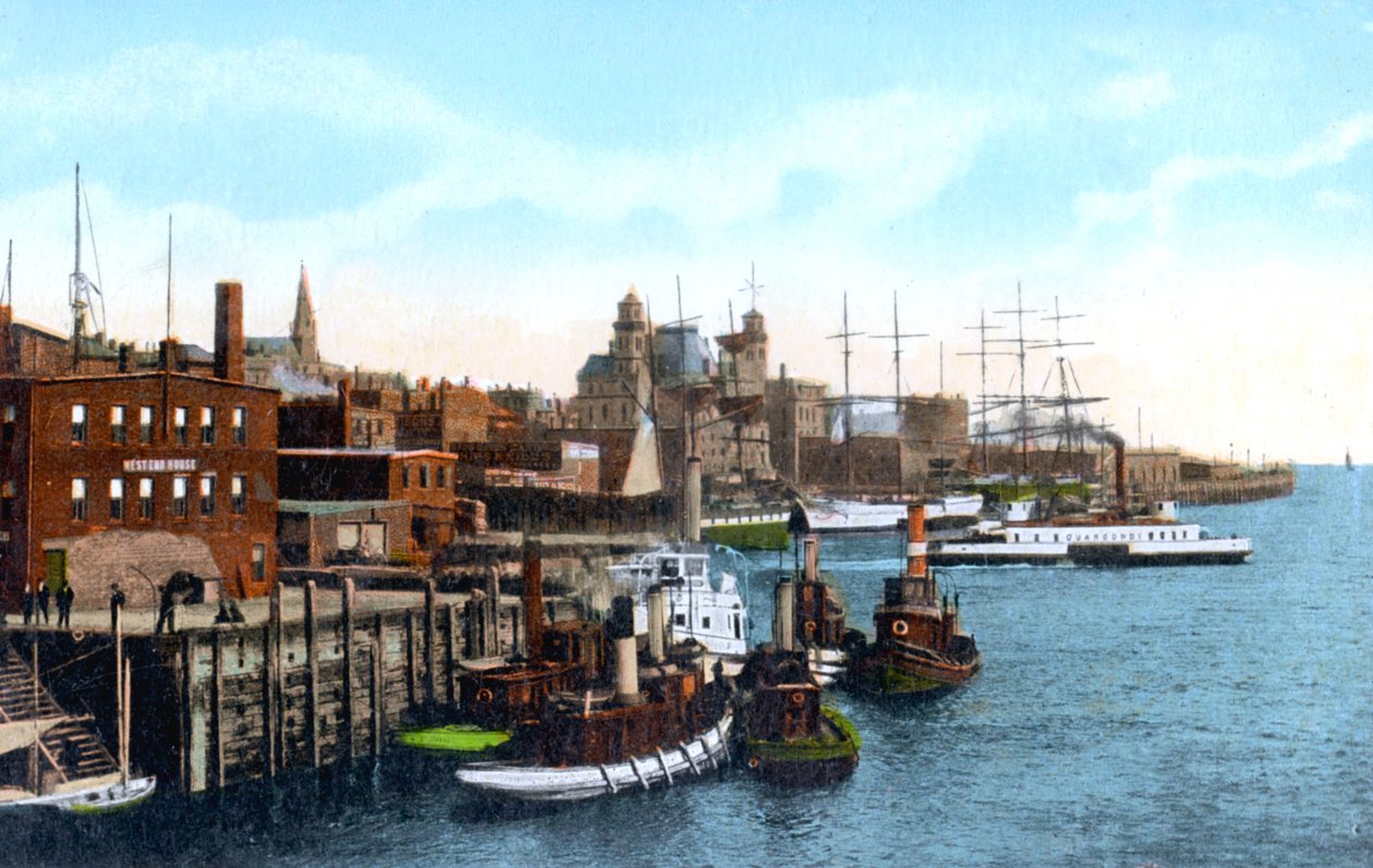 Porto de são joão, são joão, novo brunswick, canadá, c1900s de Unbekannt