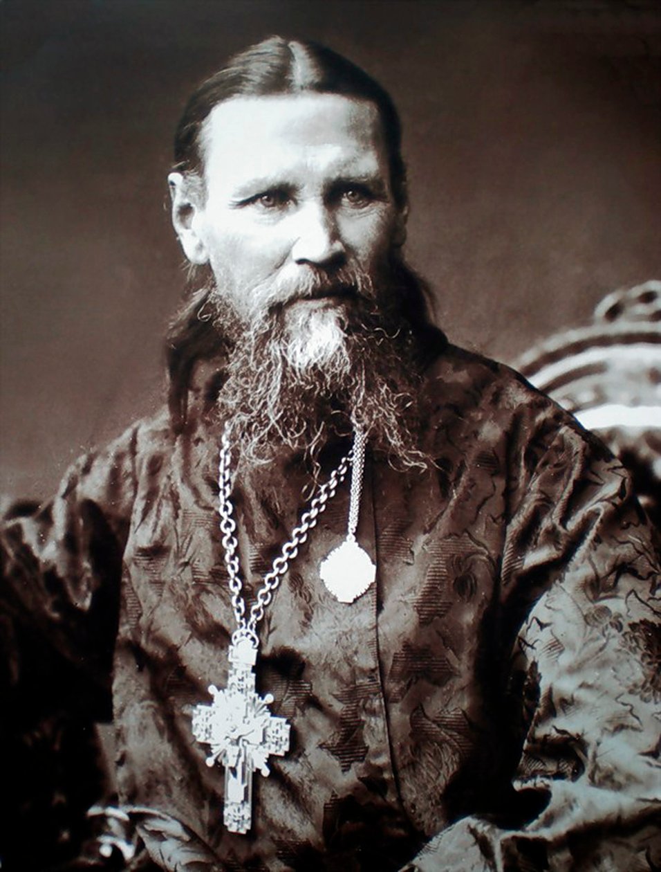 São João de Kronstadt, sacerdote russo, c1900 de Unbekannt