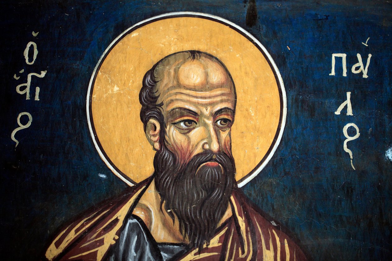 São Paulo: Afresco bizantino do século XIV (1332) Nathex, igreja da Virgem de Phorbiotissa, sítio Asinou Unesco região de Troodos, Chipre de Unbekannt