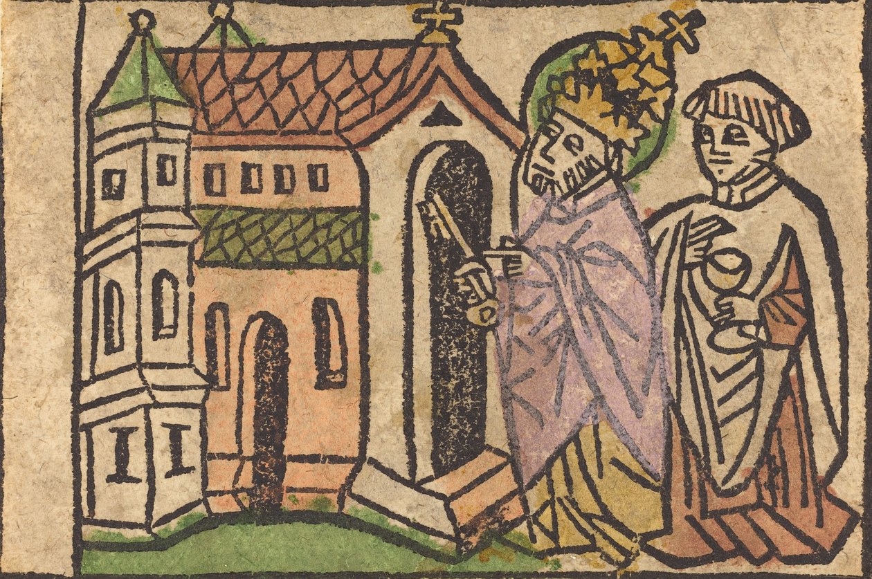 São Pedro como Fundador da Igreja, 14601470. de Unbekannt