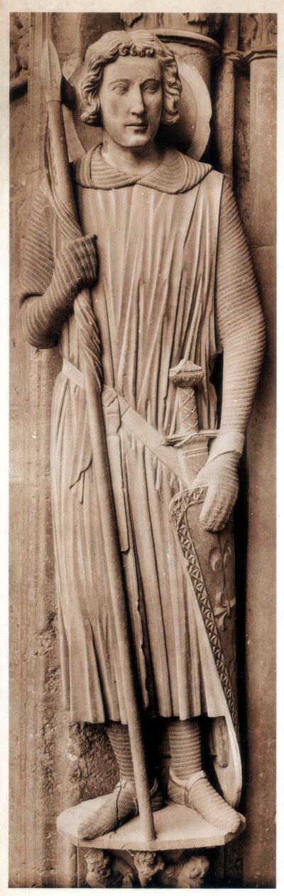 São Teodoro, Catedral de Chartres, França, século XIII de Unbekannt