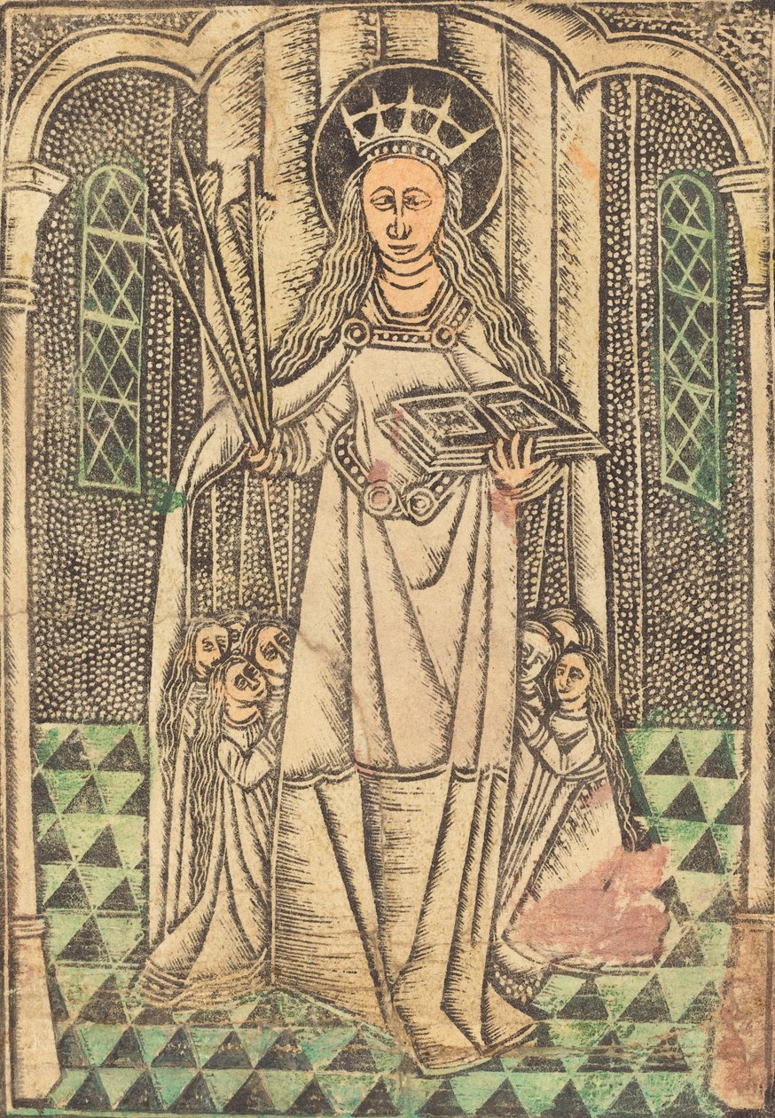 Santa Úrsula como Protetora, em ou depois de 1480. de Unbekannt