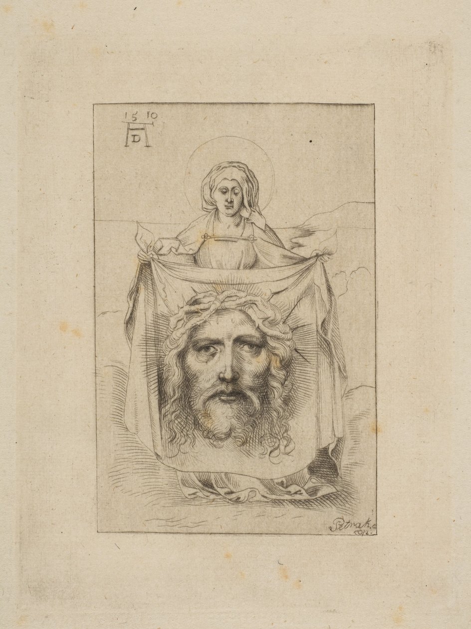 Santa Verônica com o Sudário, século XVI. de Unbekannt