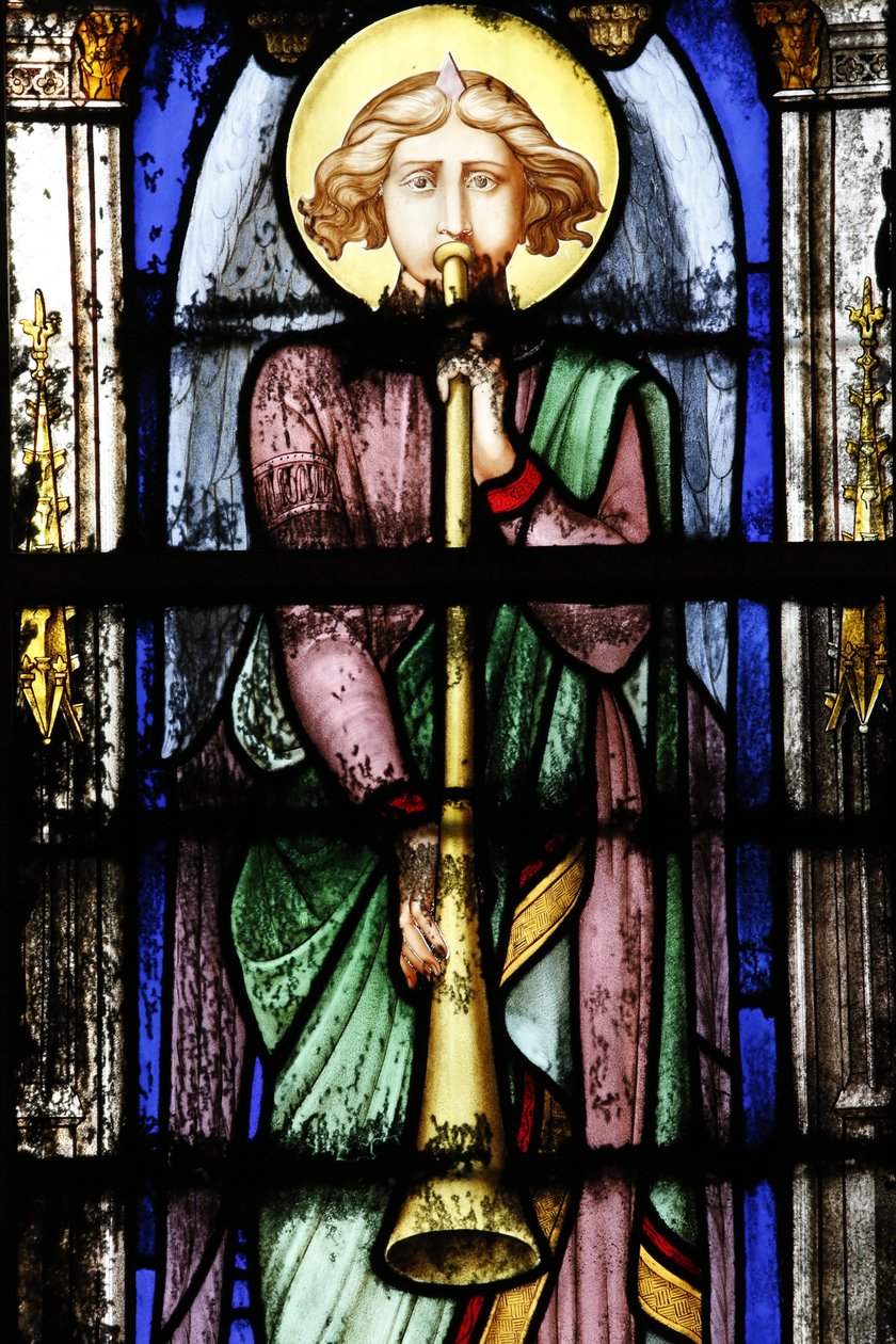 A igreja de Sainte-Clotilde. Angel. de Unbekannt