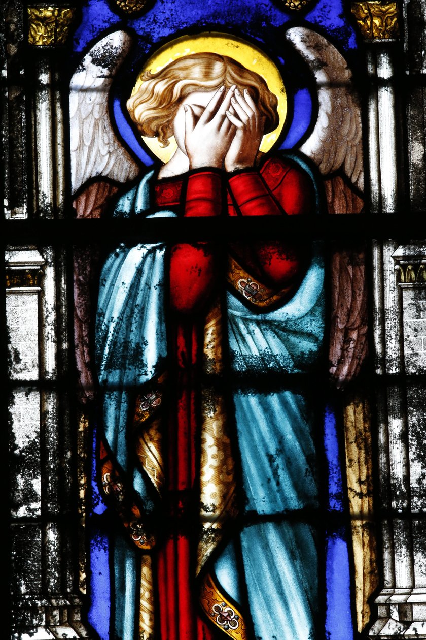 A igreja de Sainte-Clotilde. Angel. de Unbekannt