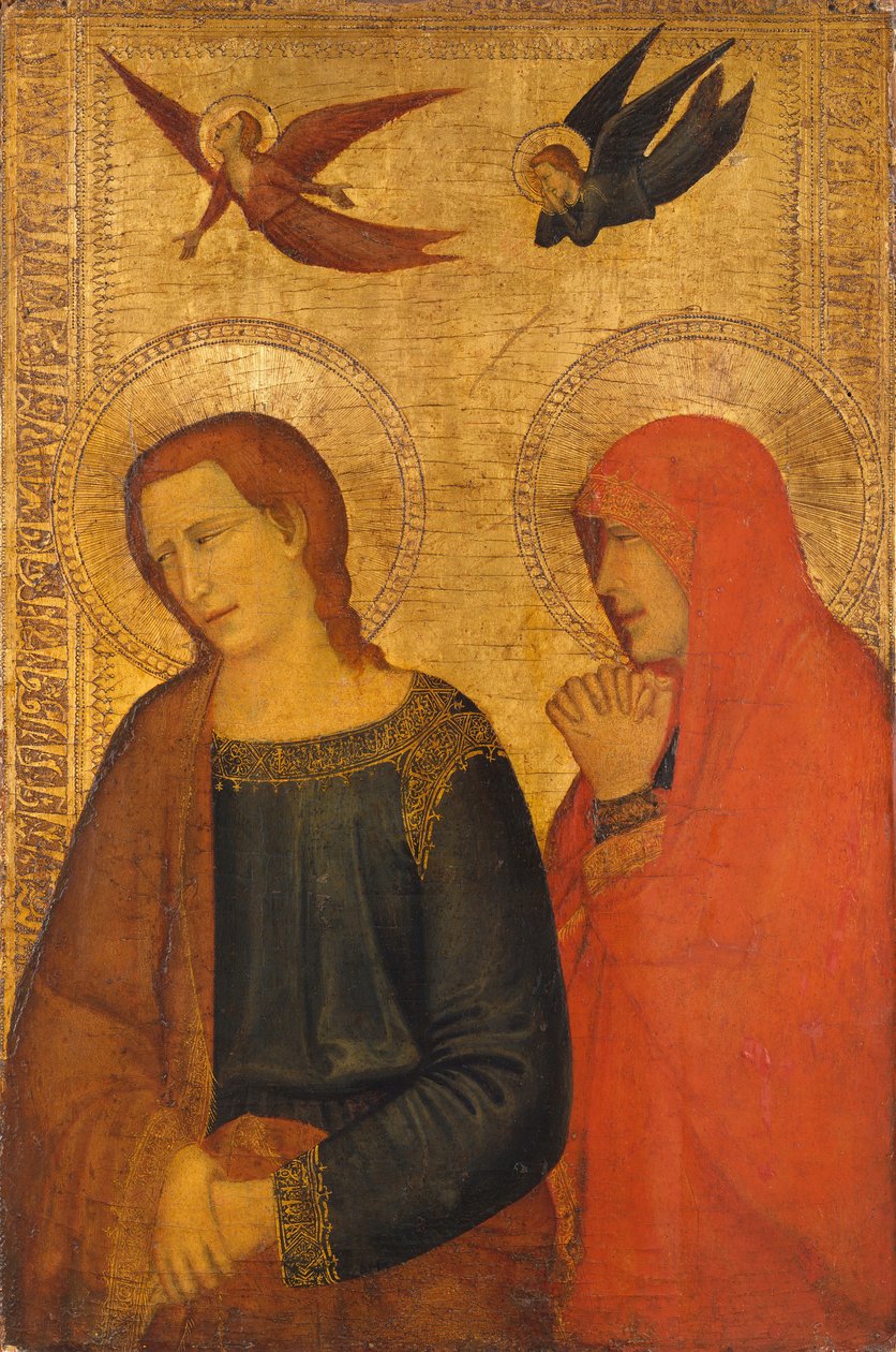 Santos João Evangelista e Maria Madalena, ca. 1335-45. de Unbekannt