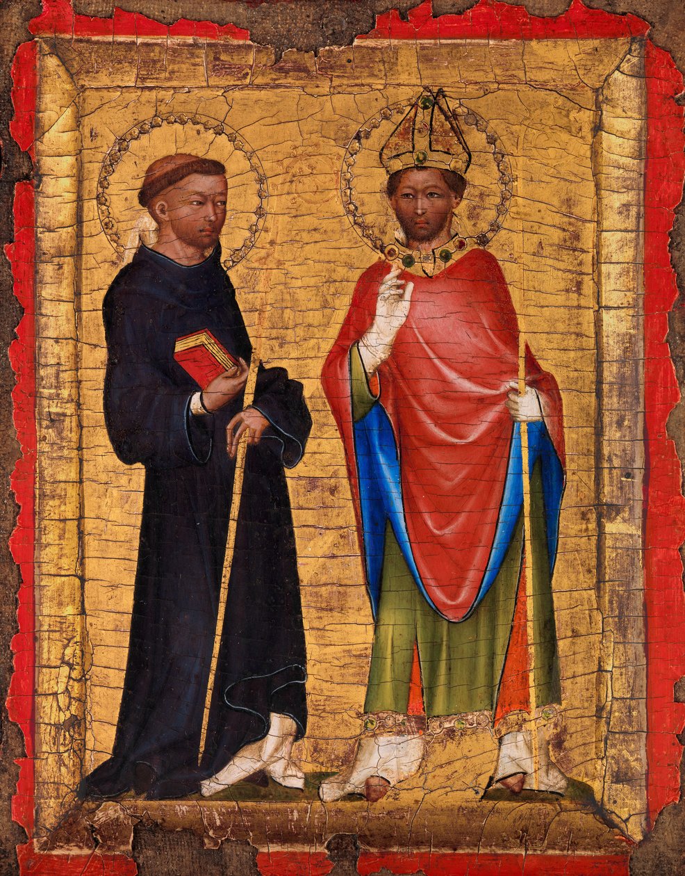 Santos Procópio e Adalbert, ca. 1340-50. de Unbekannt