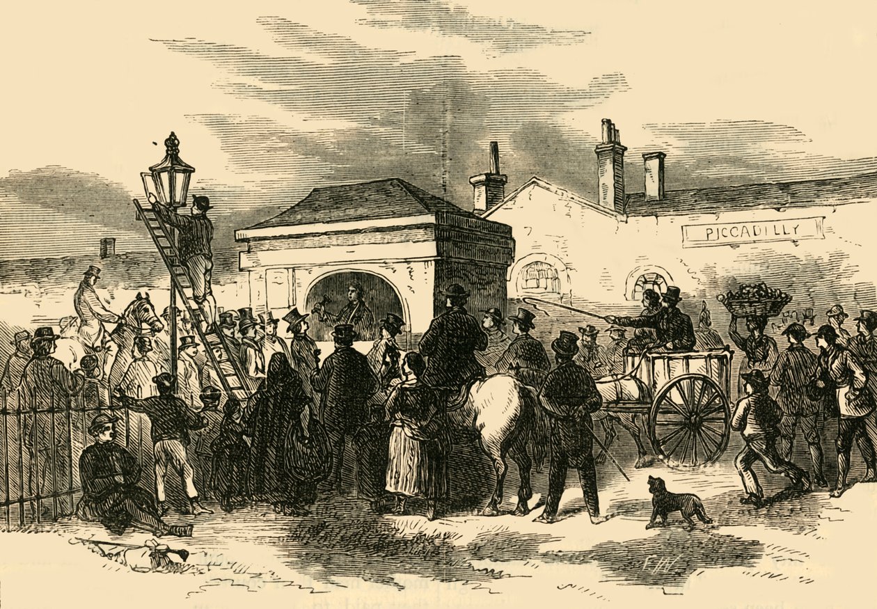 Venda do Hyde Park Turnpike, c1876. de Unbekannt