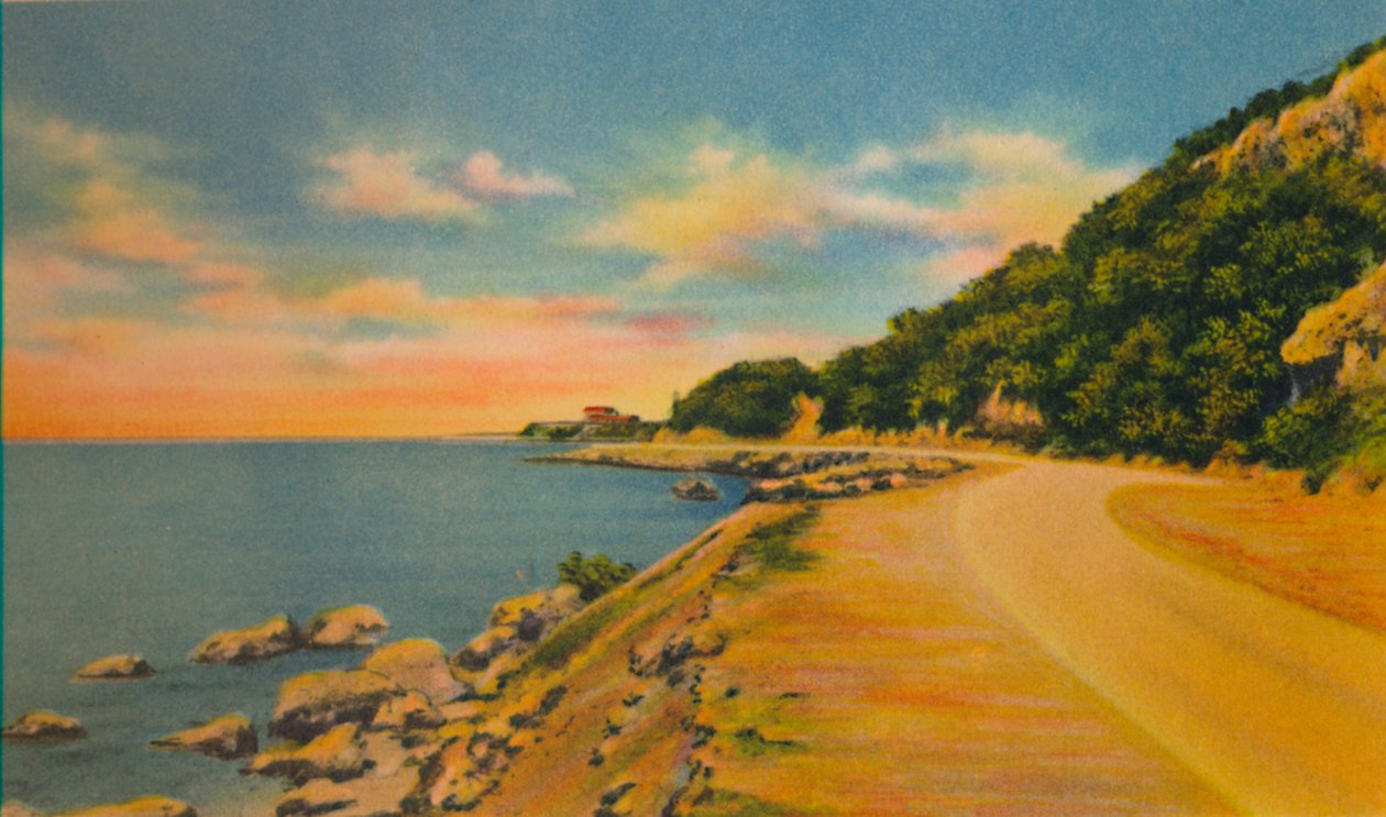 Rodovia Salgar-Puerto Colômbia, c1940s de Unbekannt