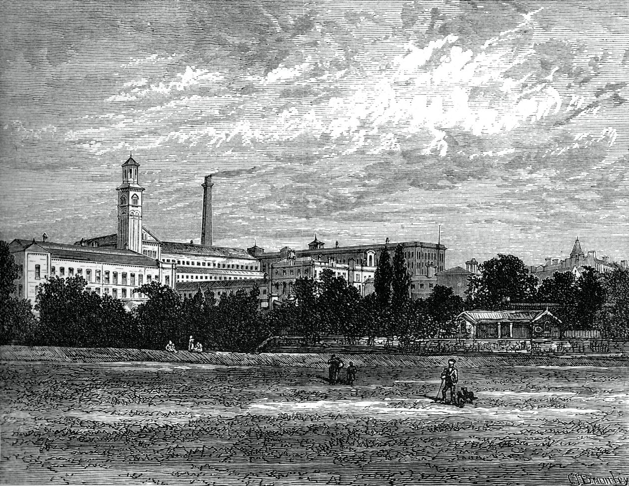 Obras de Saltaire, c1880 de Unbekannt