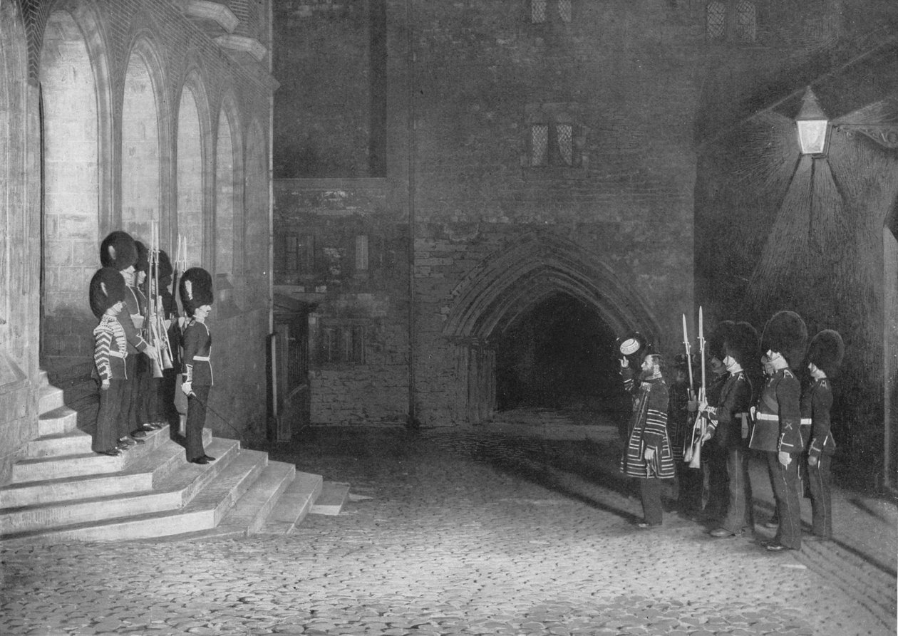 Saudando as chaves dos Reis na Torre de Londres, c1903 1903 de Unbekannt