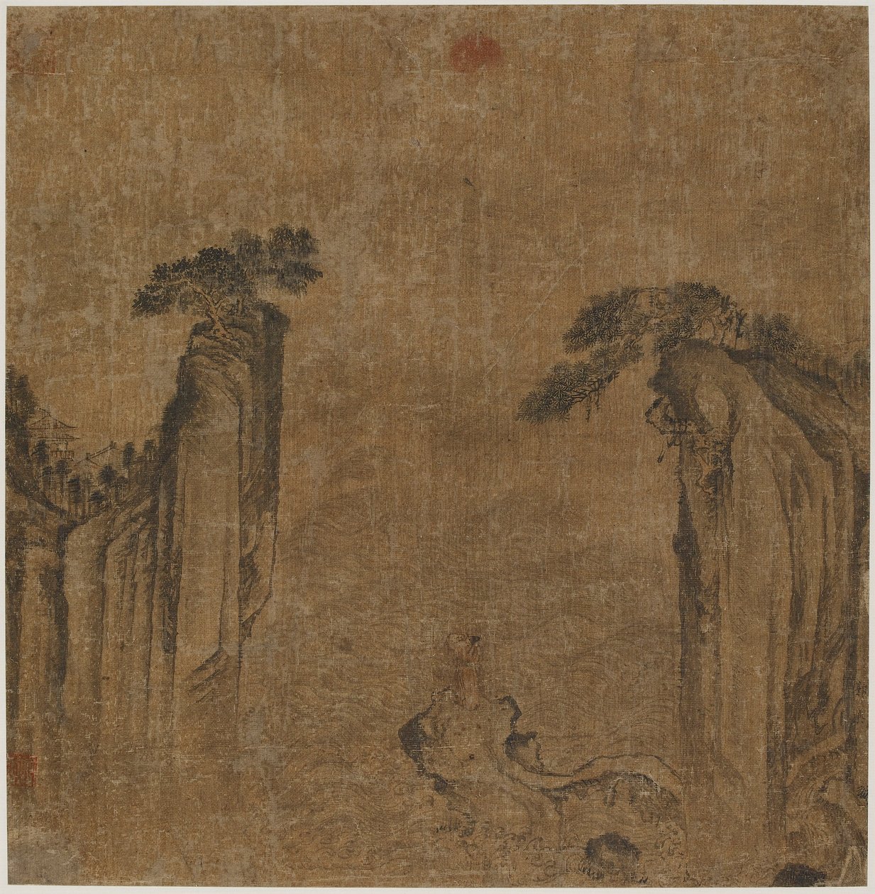 Saudando o nascer do sol sobre o mar, dinastia Ming, 1368-1644. de Unbekannt