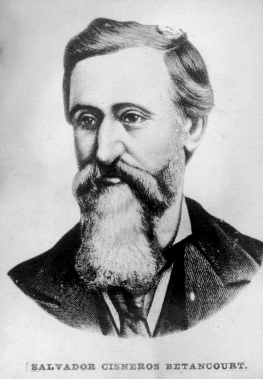 Salvador Cisneros Betancourt, marquês de Santa Lúcia 1828-1914, político cubano, c1910 de Unbekannt