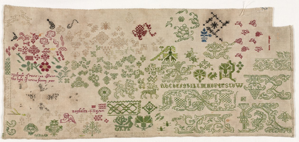 Sampler, 1600-1630. de Unbekannt