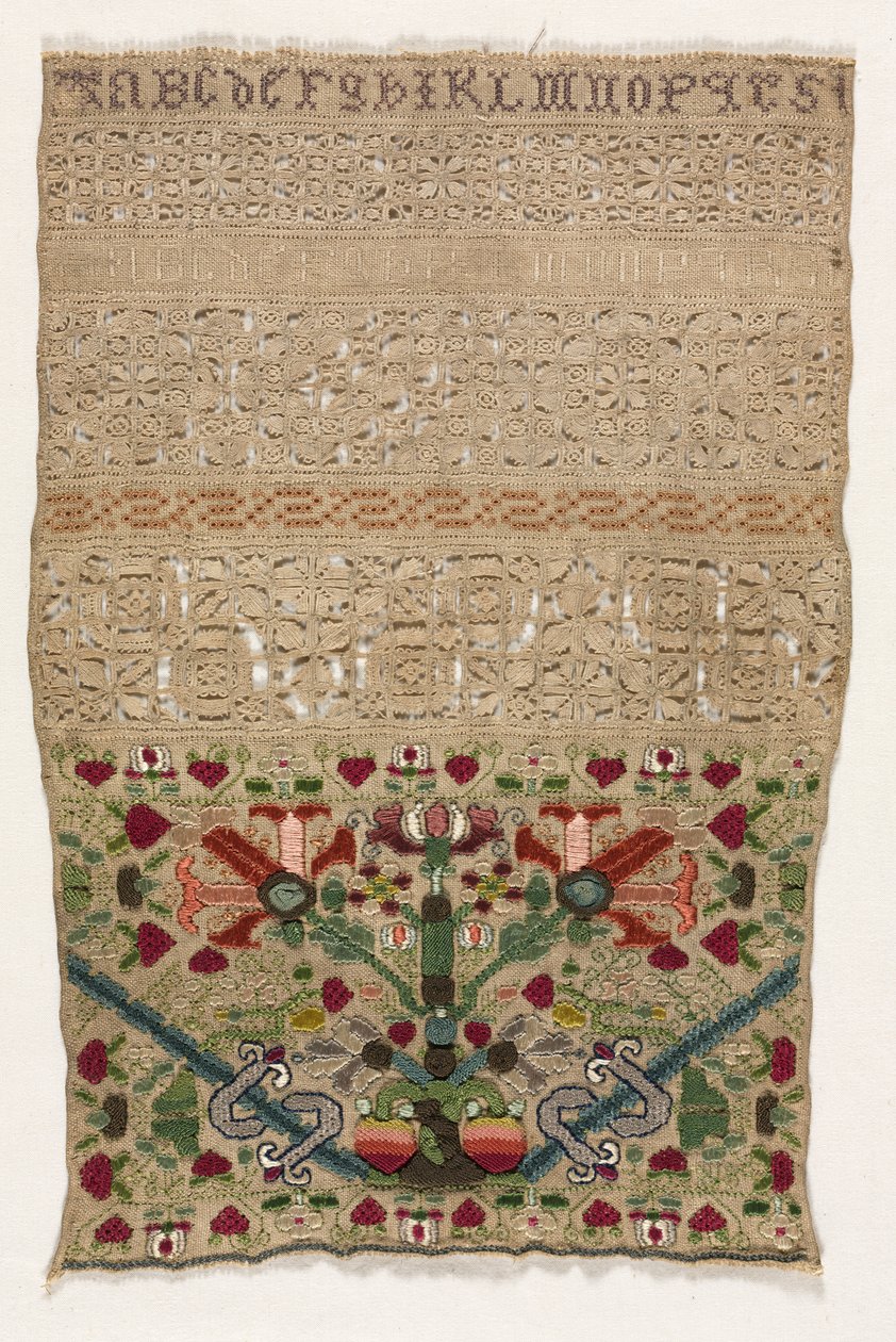 Sampler, 1600s. de Unbekannt