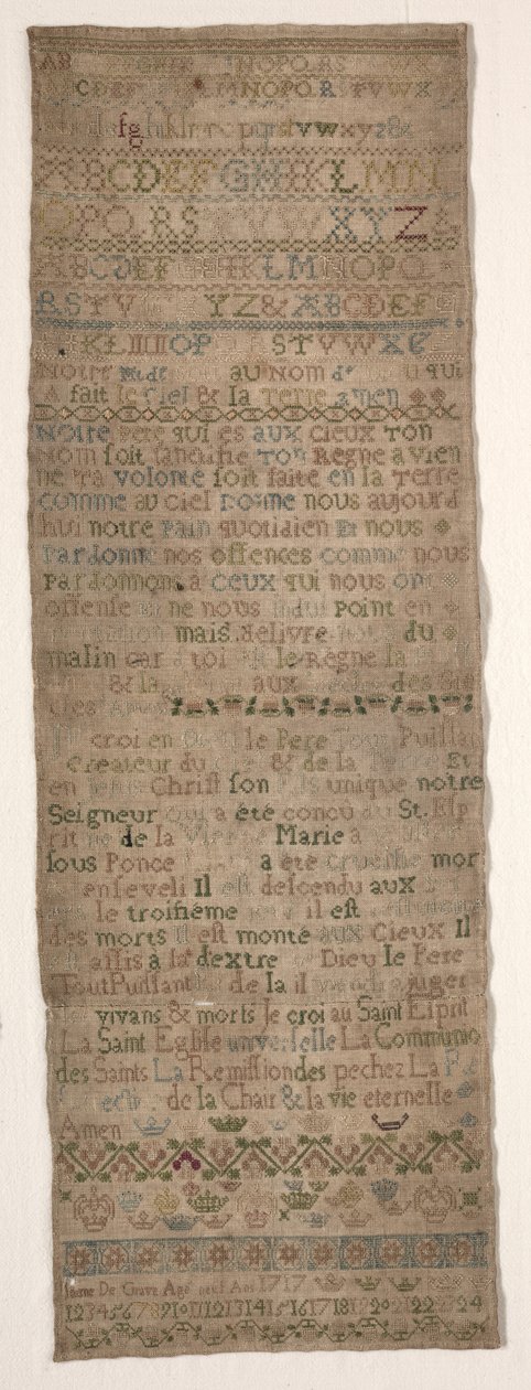 Sampler, 1717. de Unbekannt