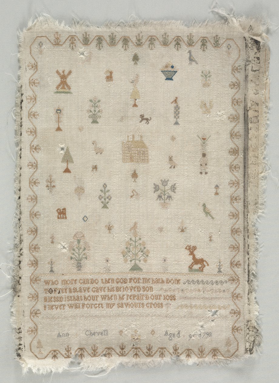 Sampler, 1798. de Unbekannt