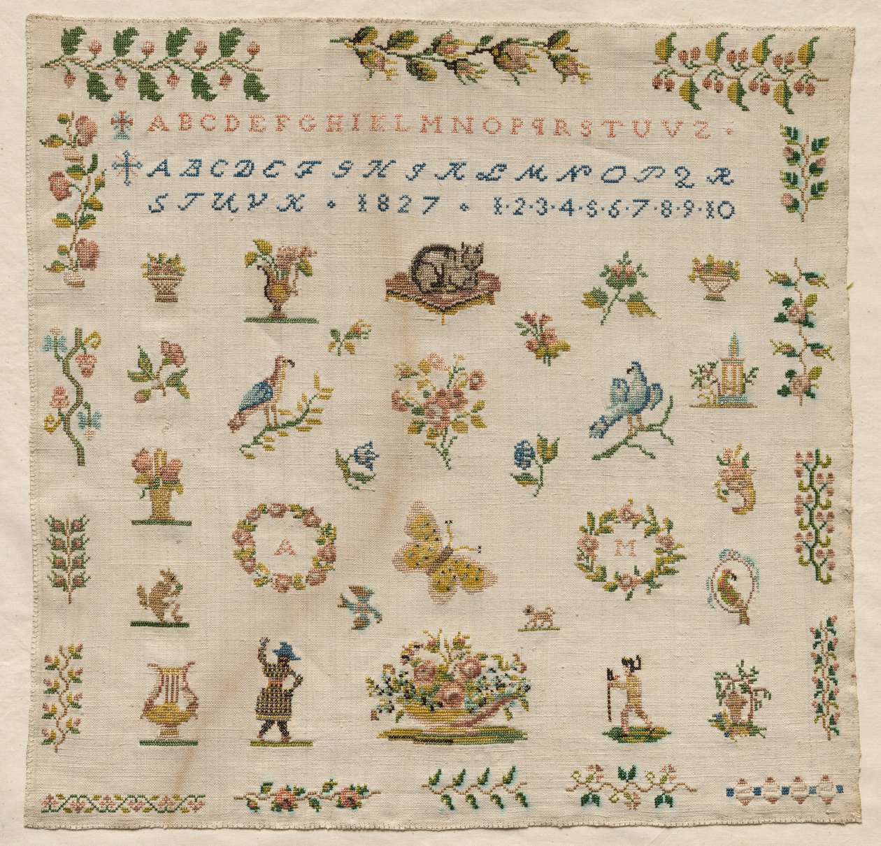 Sampler, 1827. de Unbekannt