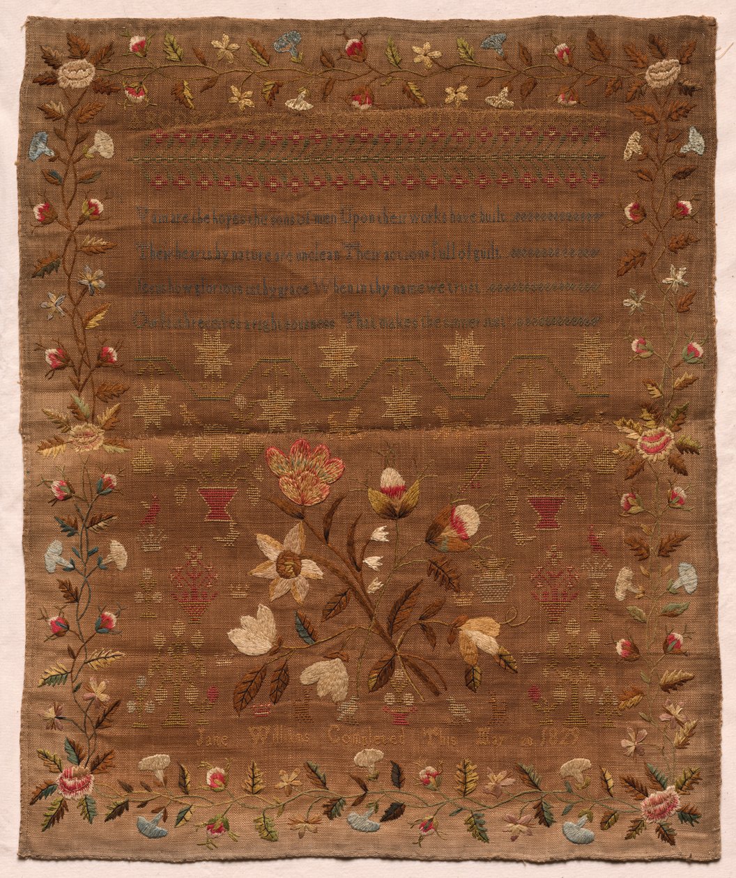 Sampler, 1829. de Unbekannt
