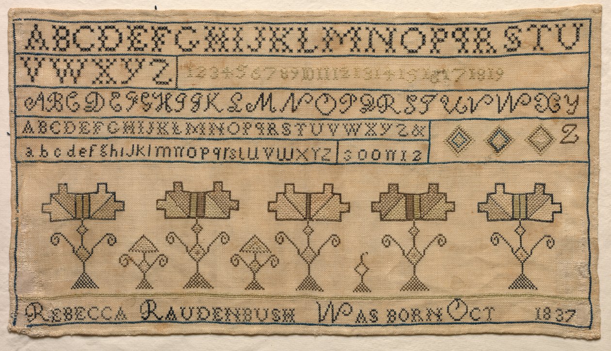 Sampler, 1837. de Unbekannt
