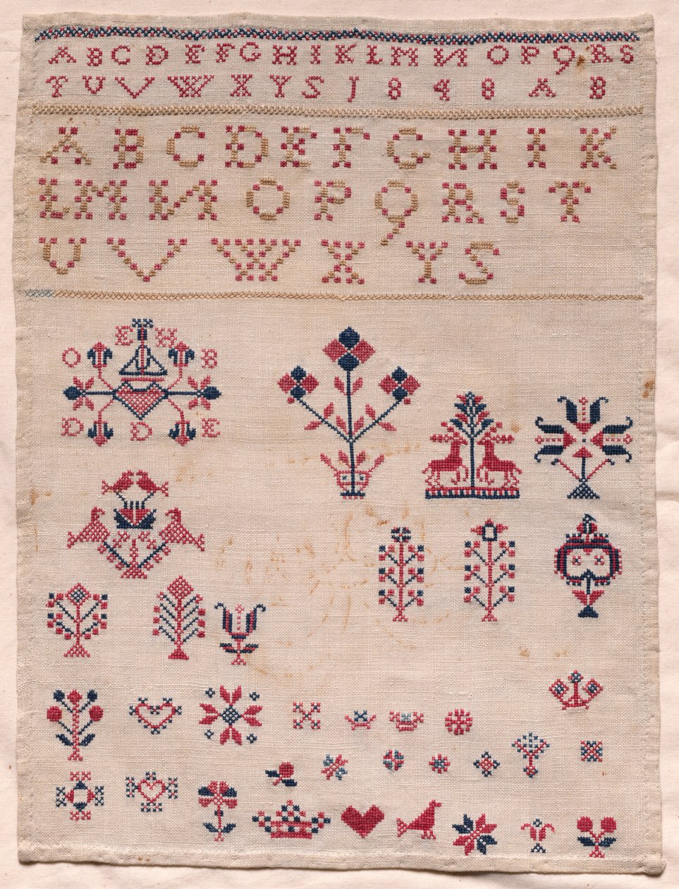 Sampler, 1848. de Unbekannt