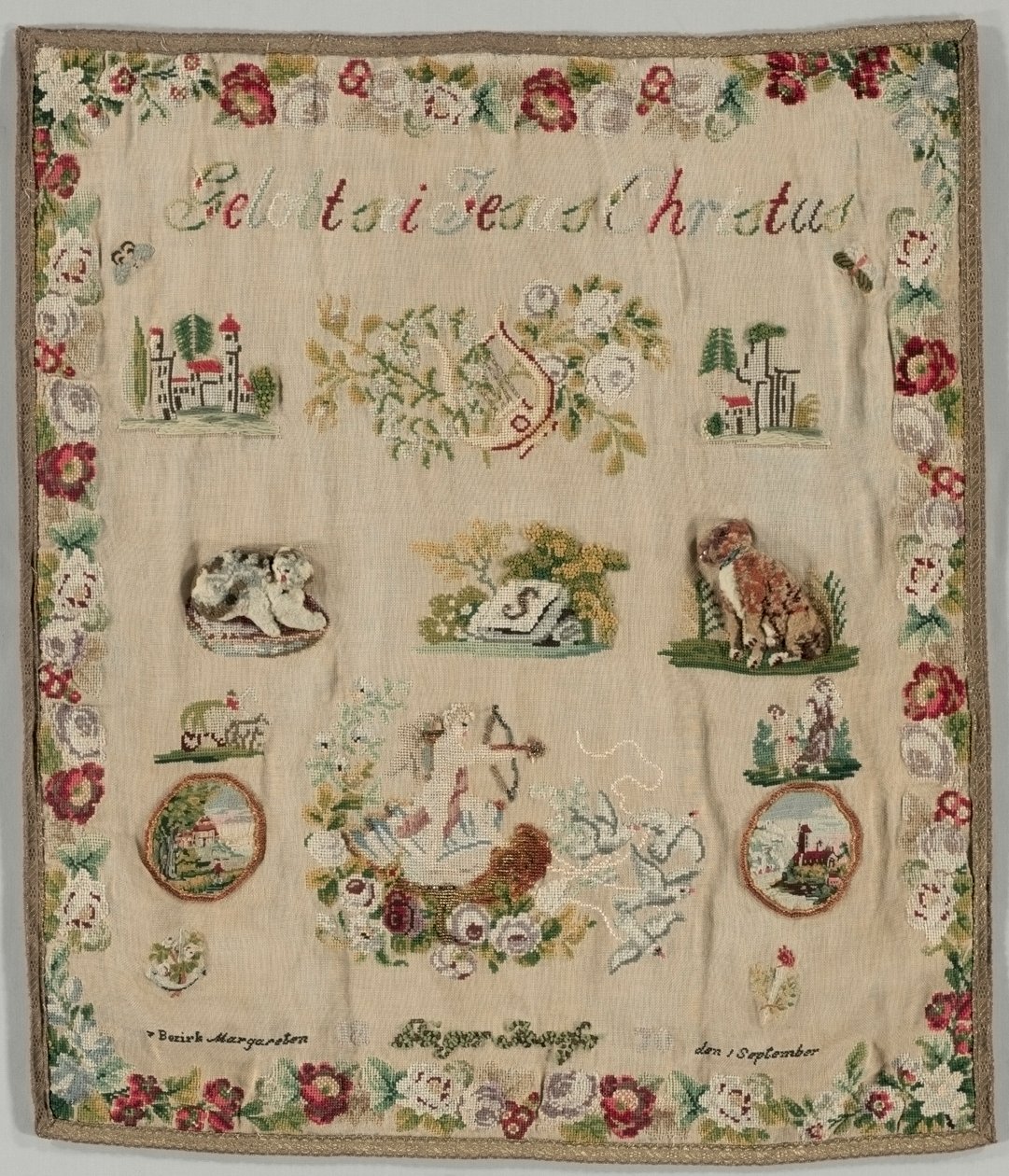 Sampler, 1870. de Unbekannt