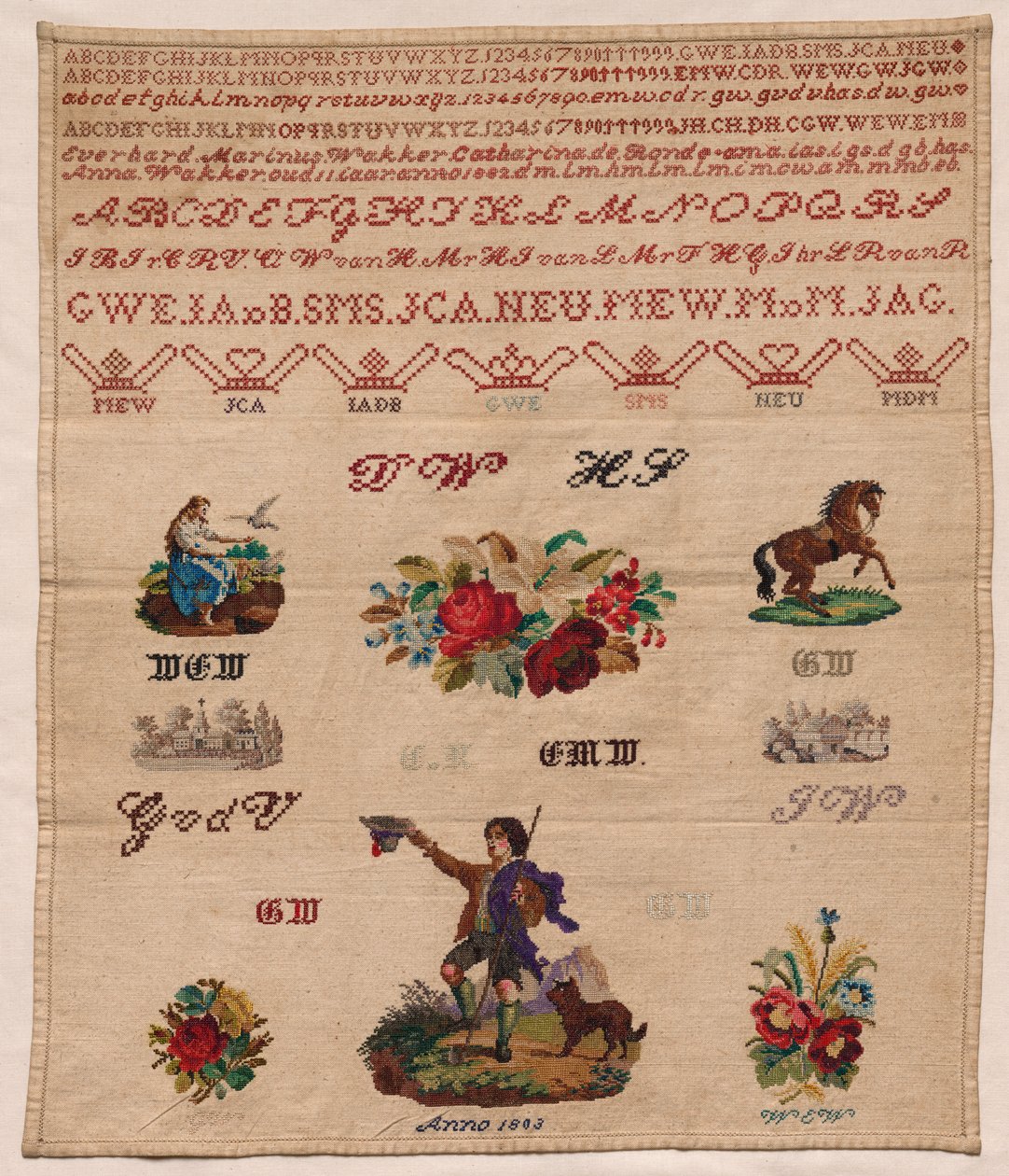 Sampler, 1882. de Unbekannt