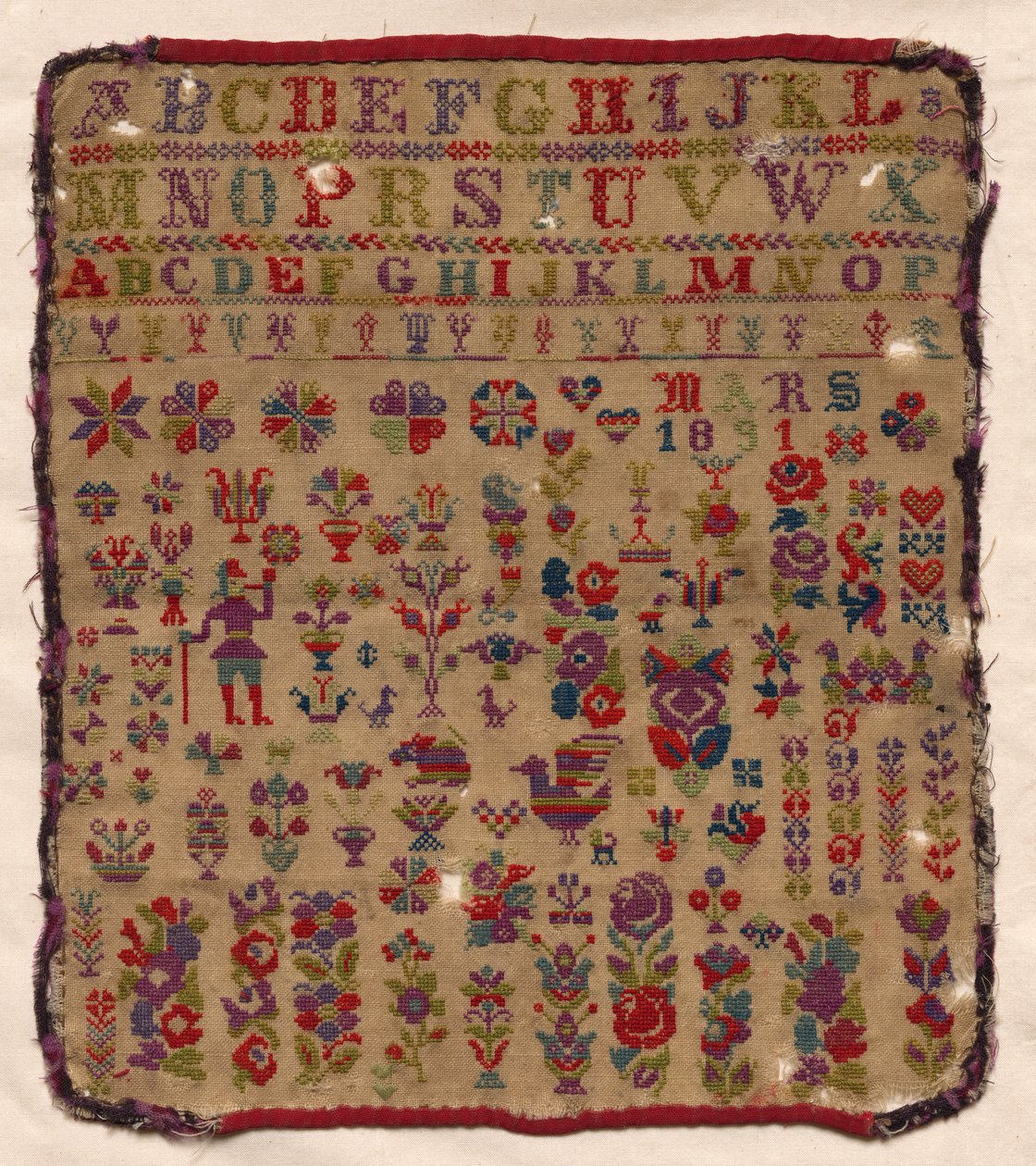 Sampler, 1891. de Unbekannt