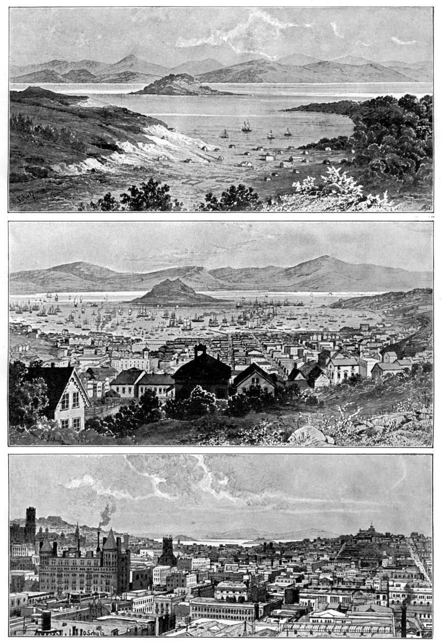 São Francisco em novembro de 1848, 1858 e final do século XIX, 1901 de Unbekannt
