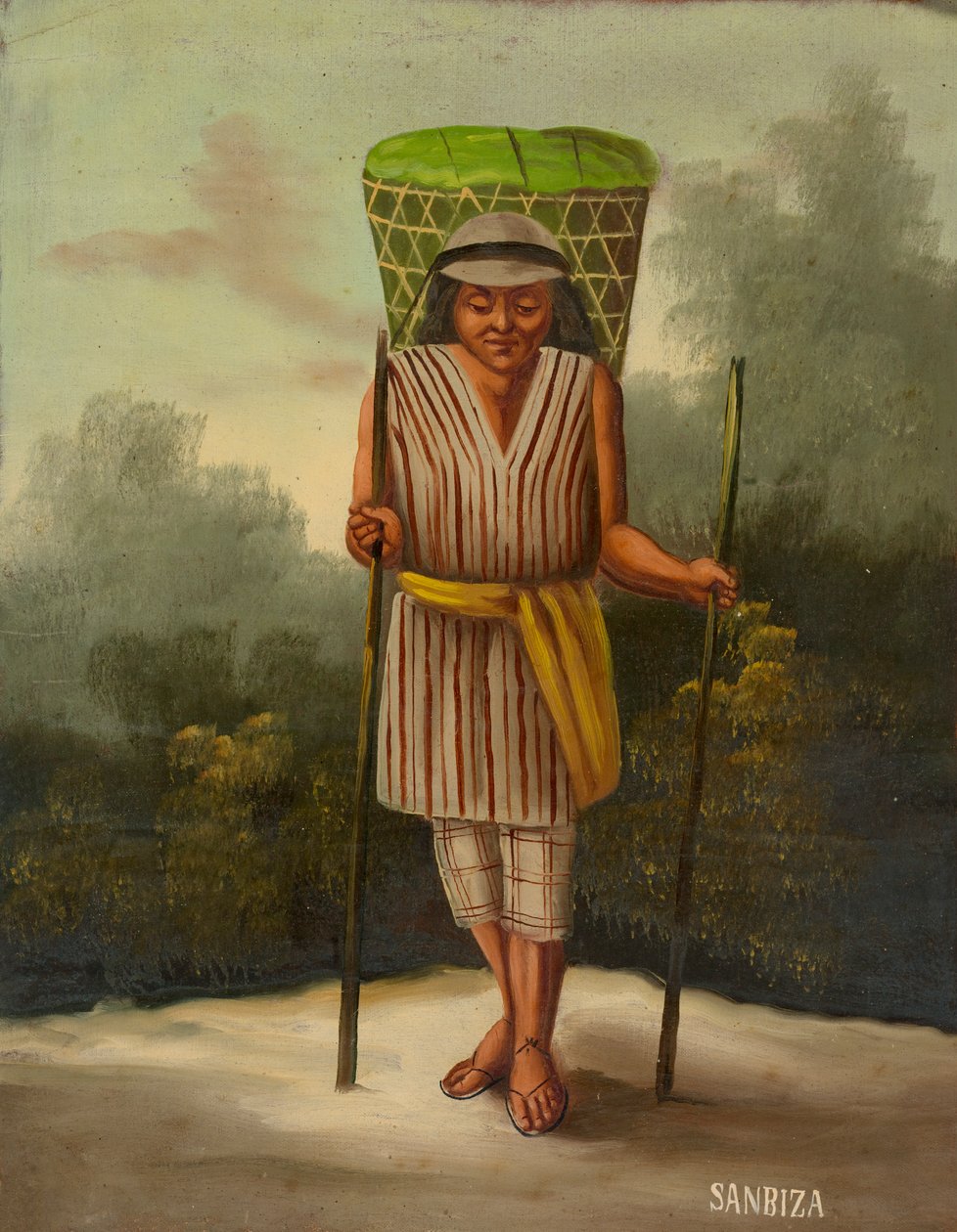 Homem de Sanbiza, antes de 1914. de Unbekannt