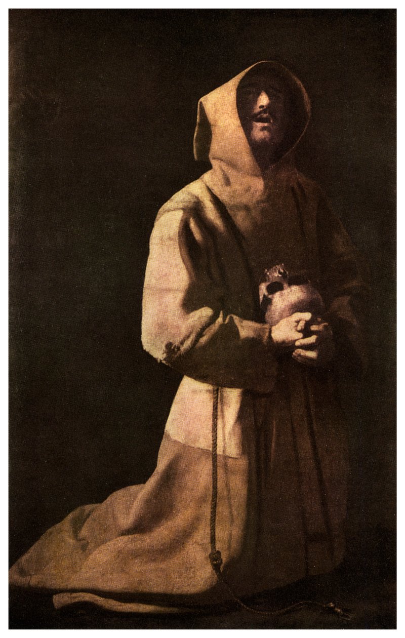 Santidade: São Francisco em Meditação, 1635-1639 1956 de Unbekannt