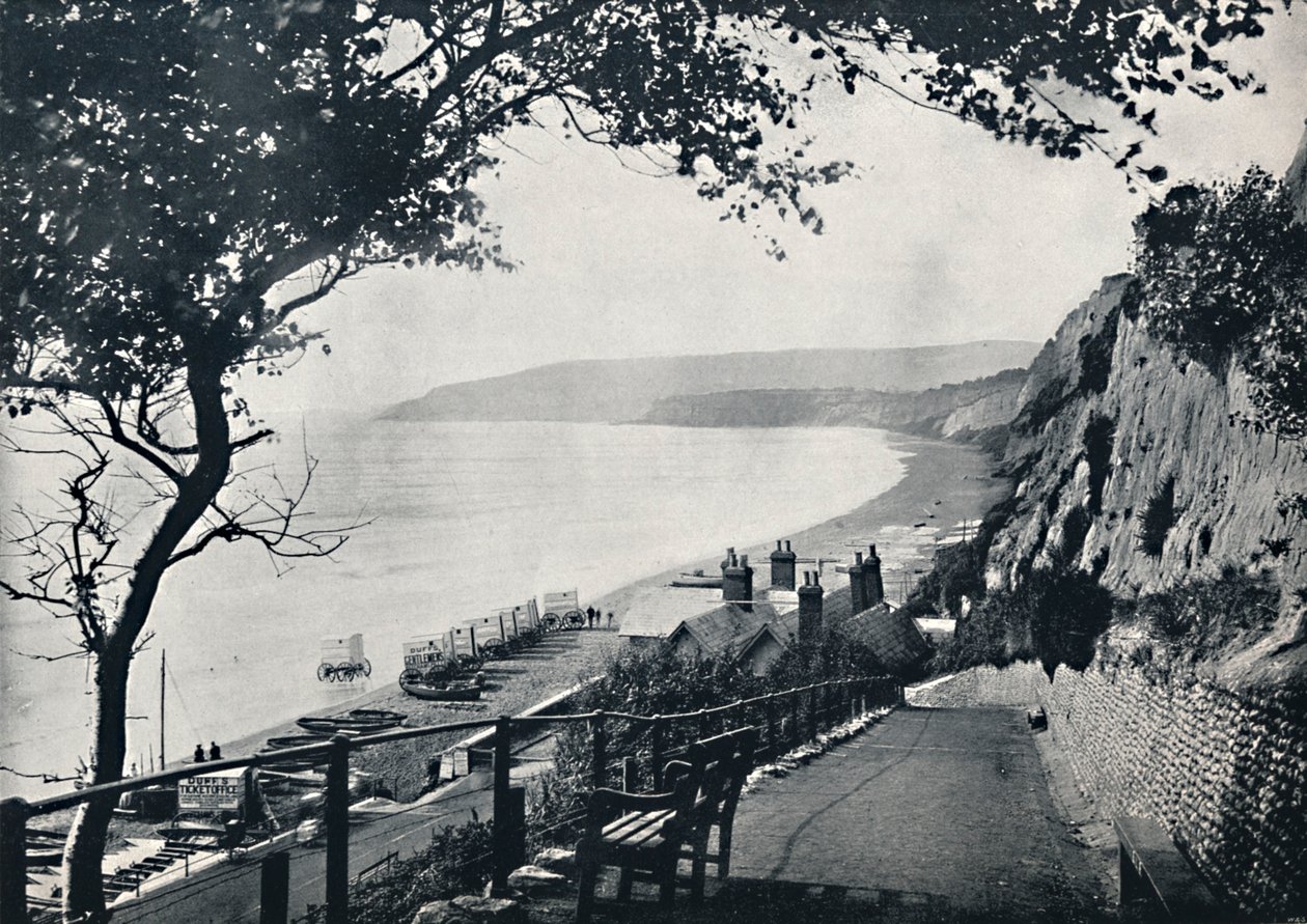 Sandown - a praia de banho, 1895 de Unbekannt