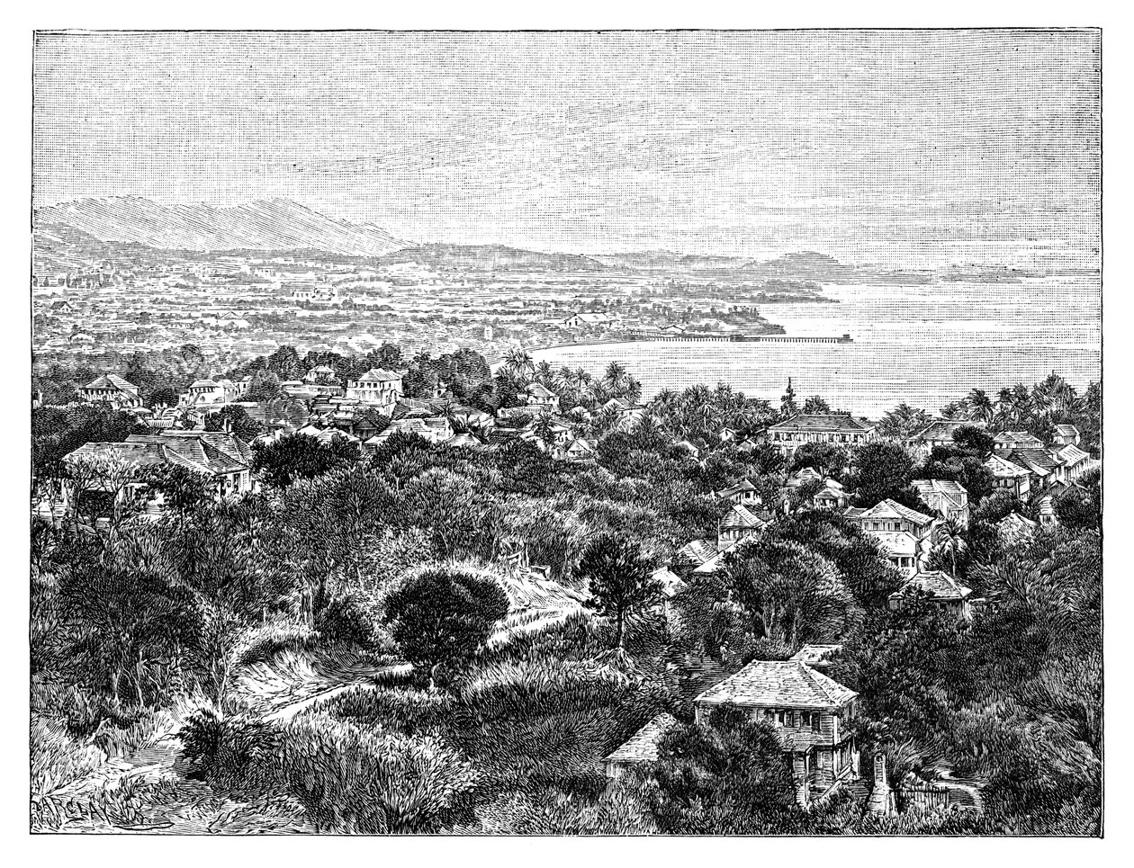 Ilha de Santa Cruz, c1890 de Unbekannt