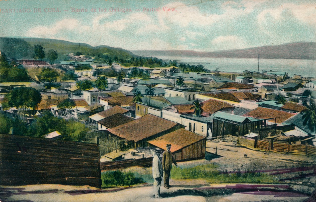 Santiago De Cuba. - bairro de Los Gailegos. - Vista parcial, c1910 de Unbekannt