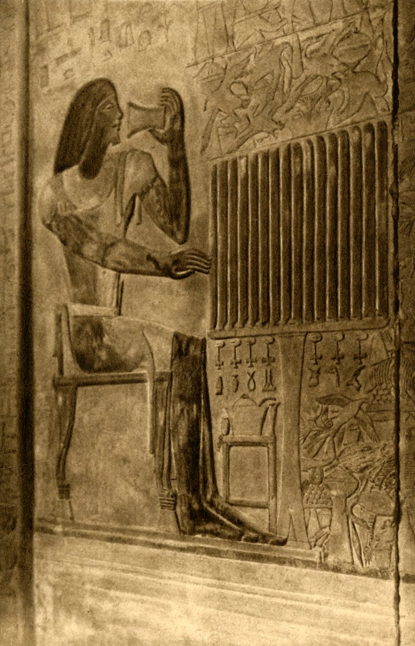 Saqqara - Tumba de Ptahotep - Decoração Mural, c1918-c1939. de Unbekannt