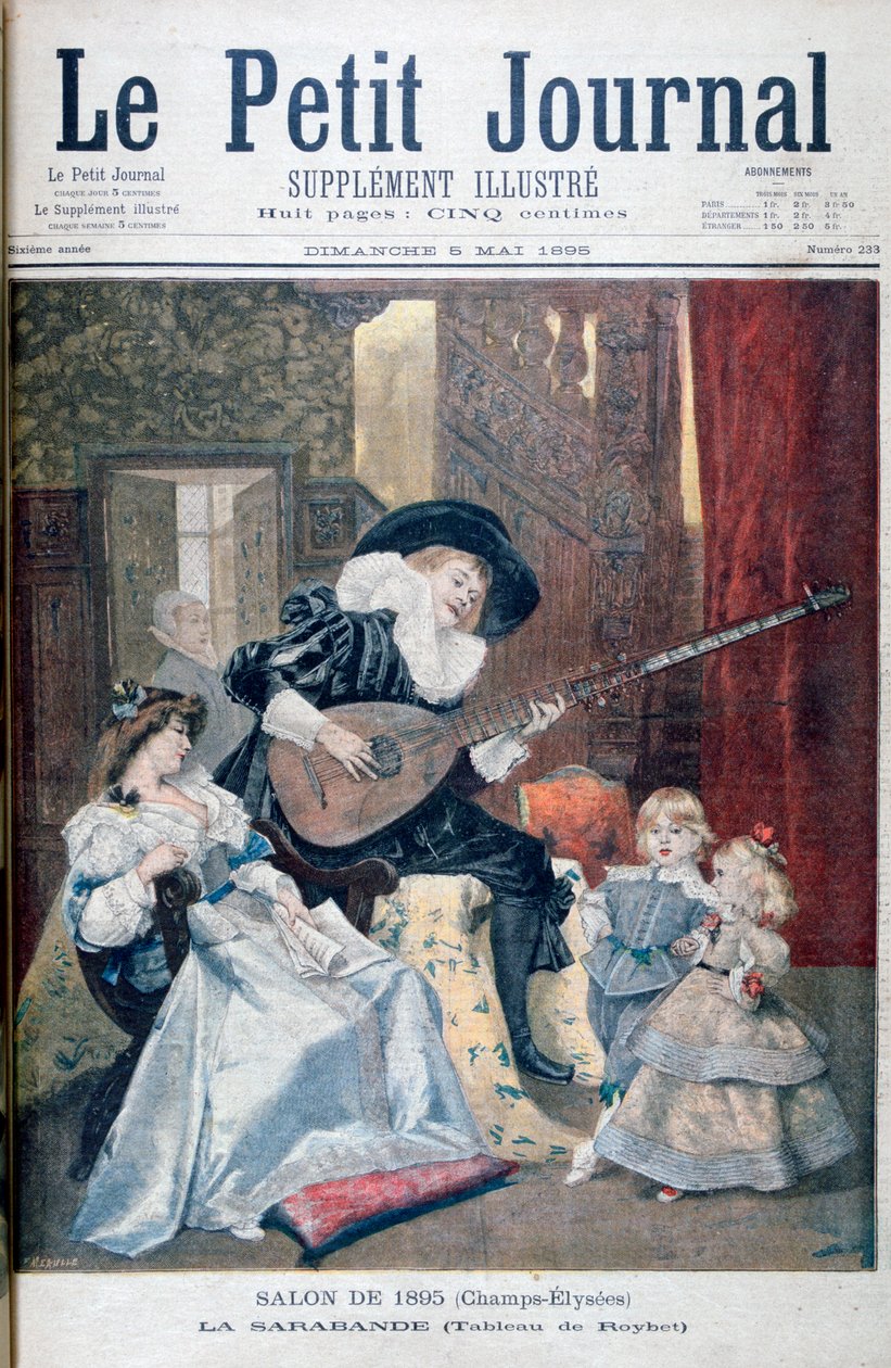 Sarabande, 1895 de Unbekannt