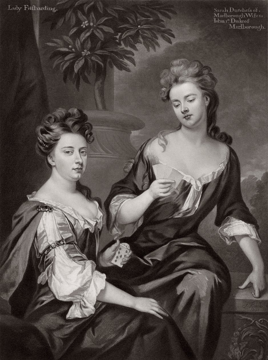 Sarah, Duquesa de Marlborough e Lady Fitzharding, c1702 1906 de Unbekannt