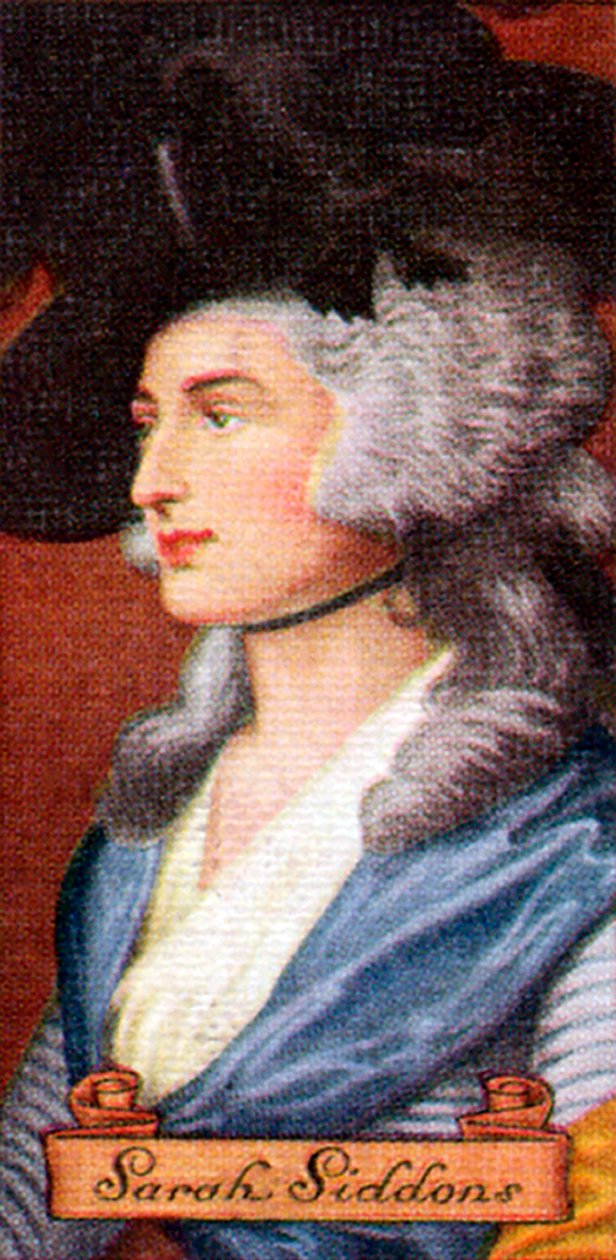 Sarah Siddons, tirada de uma série de cartões de cigarro, 1935 de Unbekannt