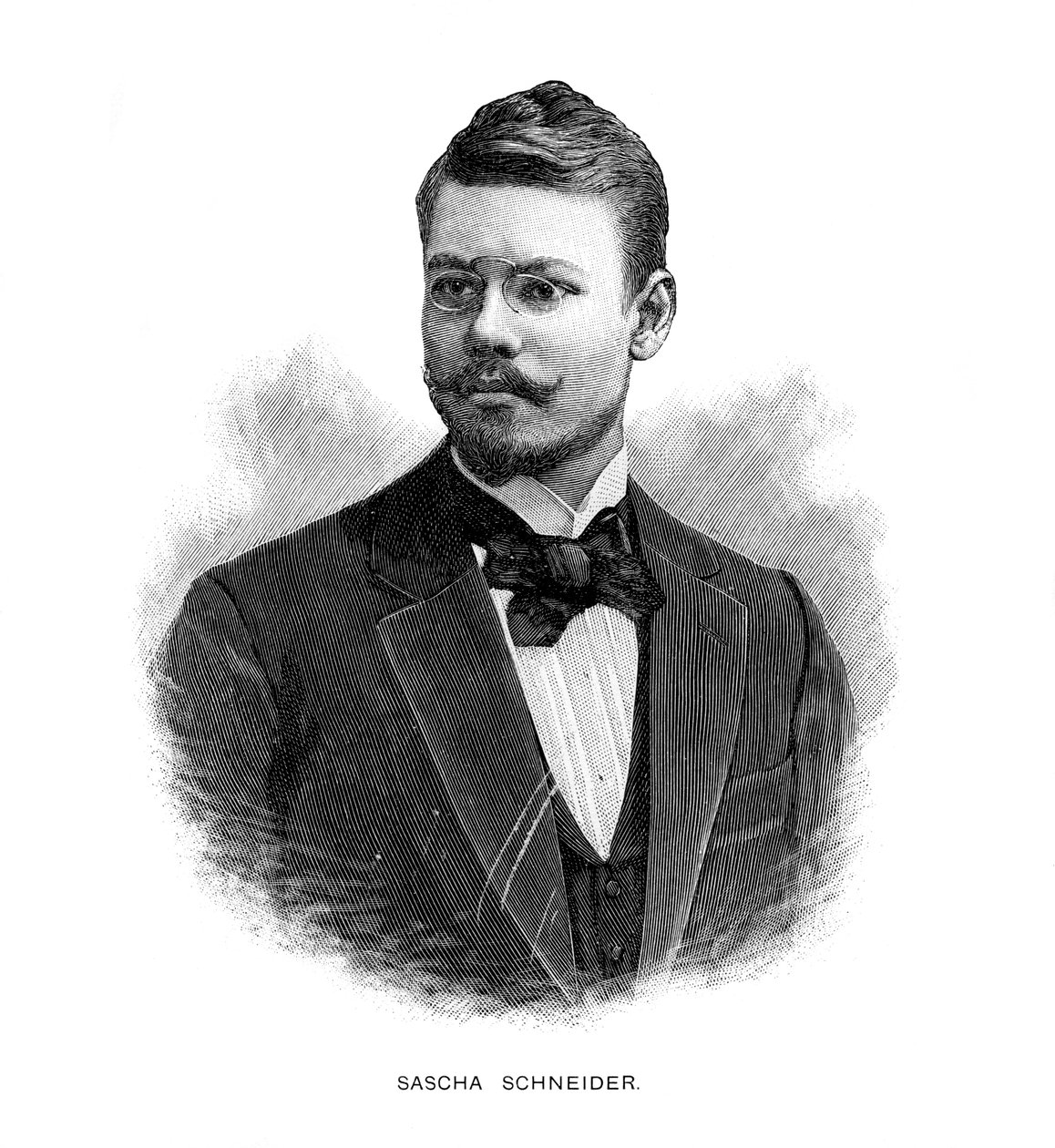 Sascha Schneider, pintor e gravador alemão, 1899 de Unbekannt