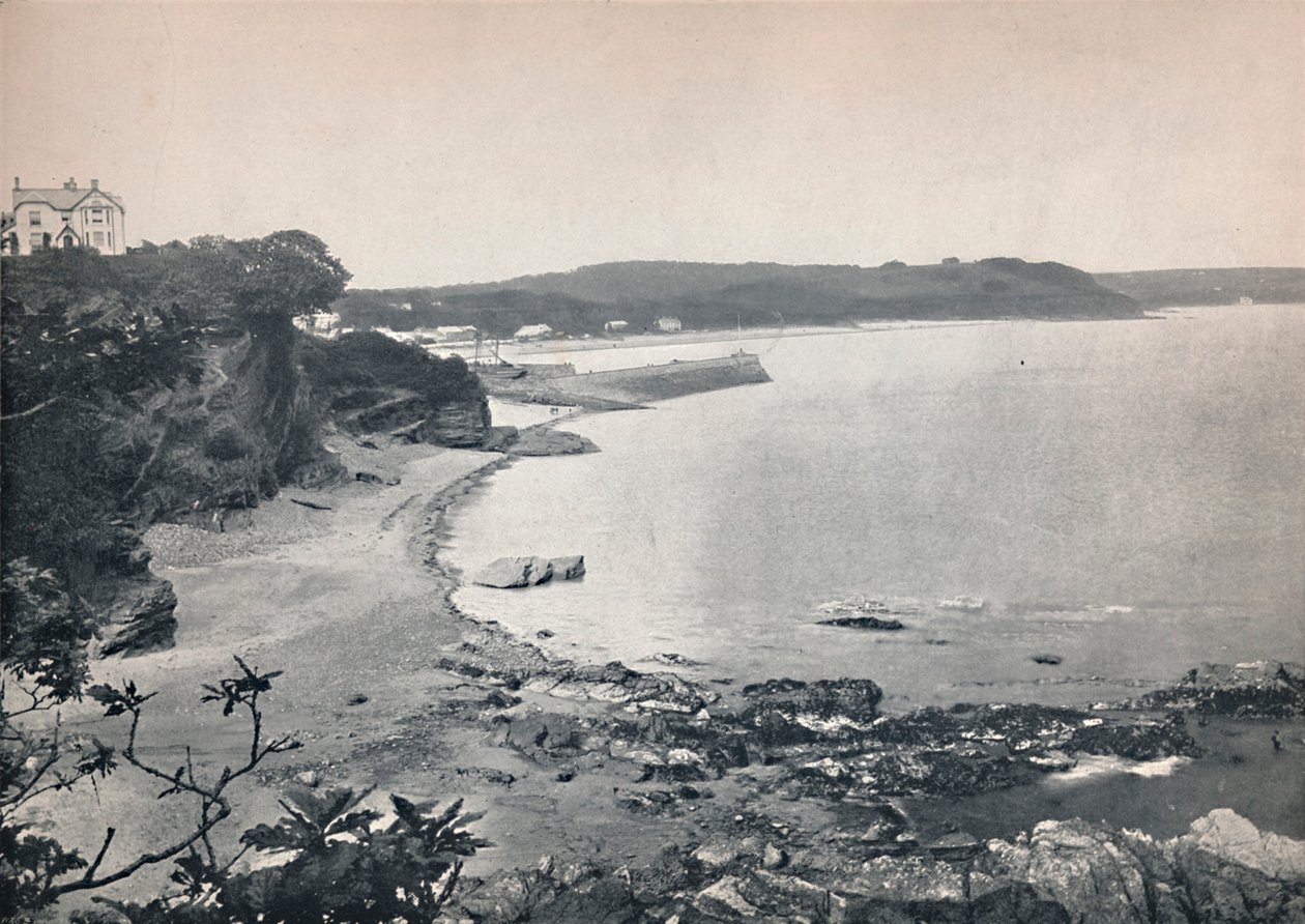 Saundersfoot - vista geral da baía, 1895 de Unbekannt