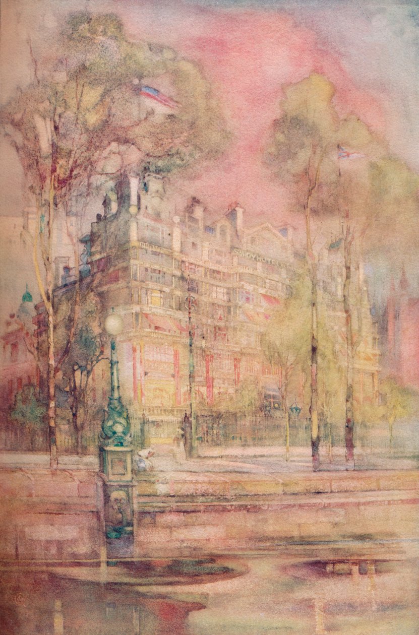 Savoy Hotel, Londres, c1905 de Unbekannt