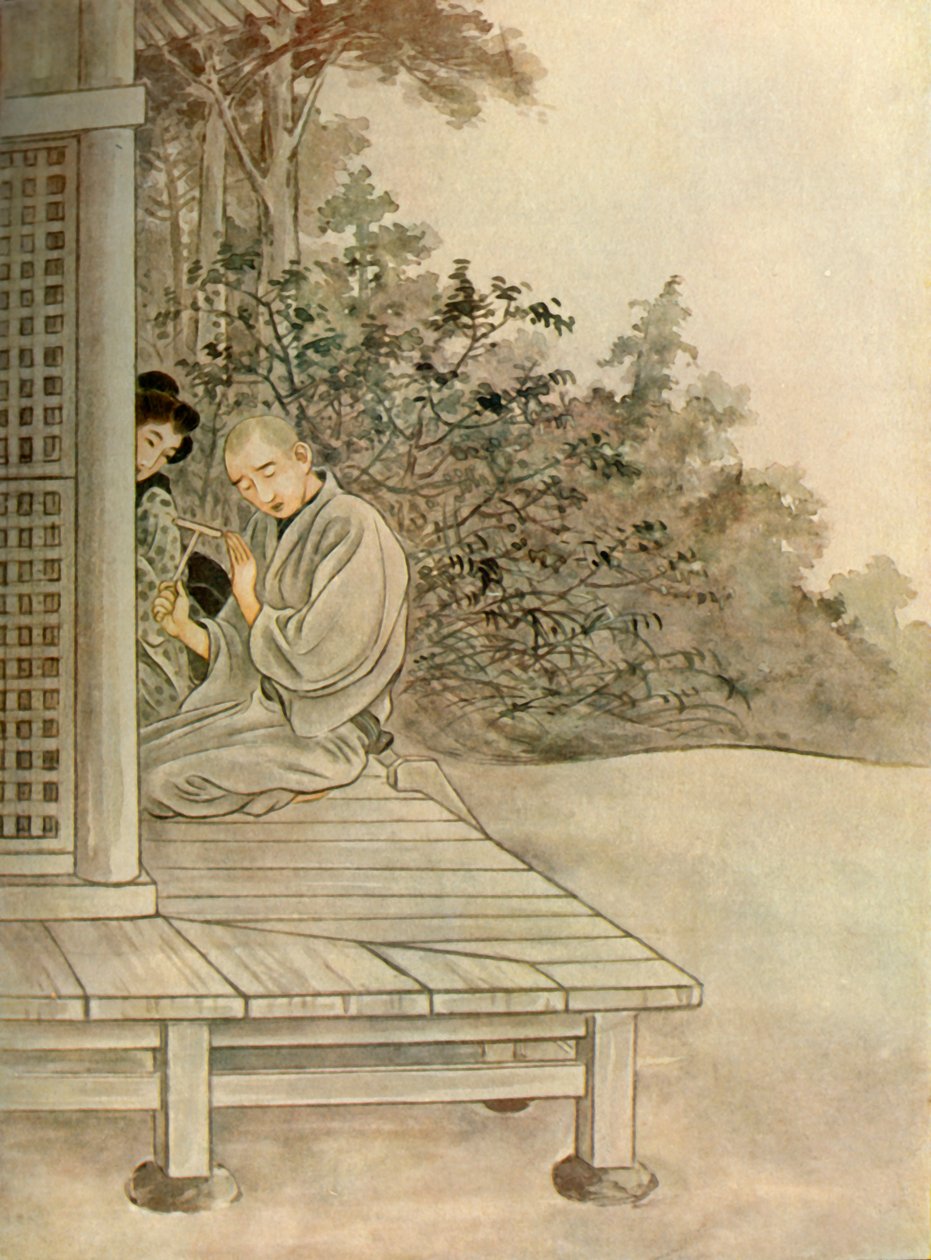 Sawaichi ... repetiu a invocação budista: Namu Amida Butsu, 1919. de Unbekannt
