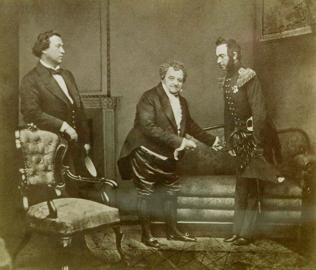 Cena de Aleksandr Griboyedovs toca Ai de Wit, Teatro Maly, Moscou, Rússia, 1850 de Unbekannt