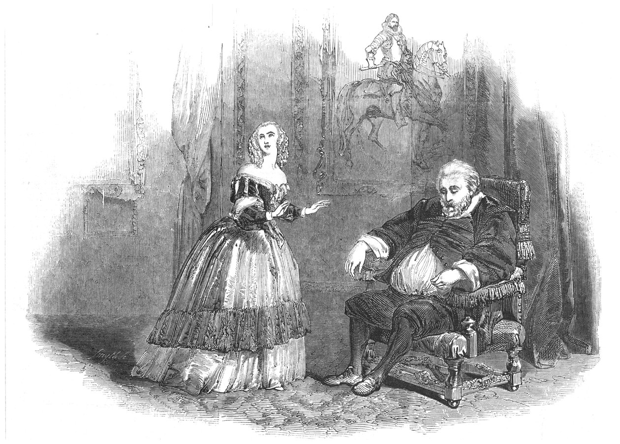 Cena de Il Masnadieri The Brigands, 1847 de Unbekannt