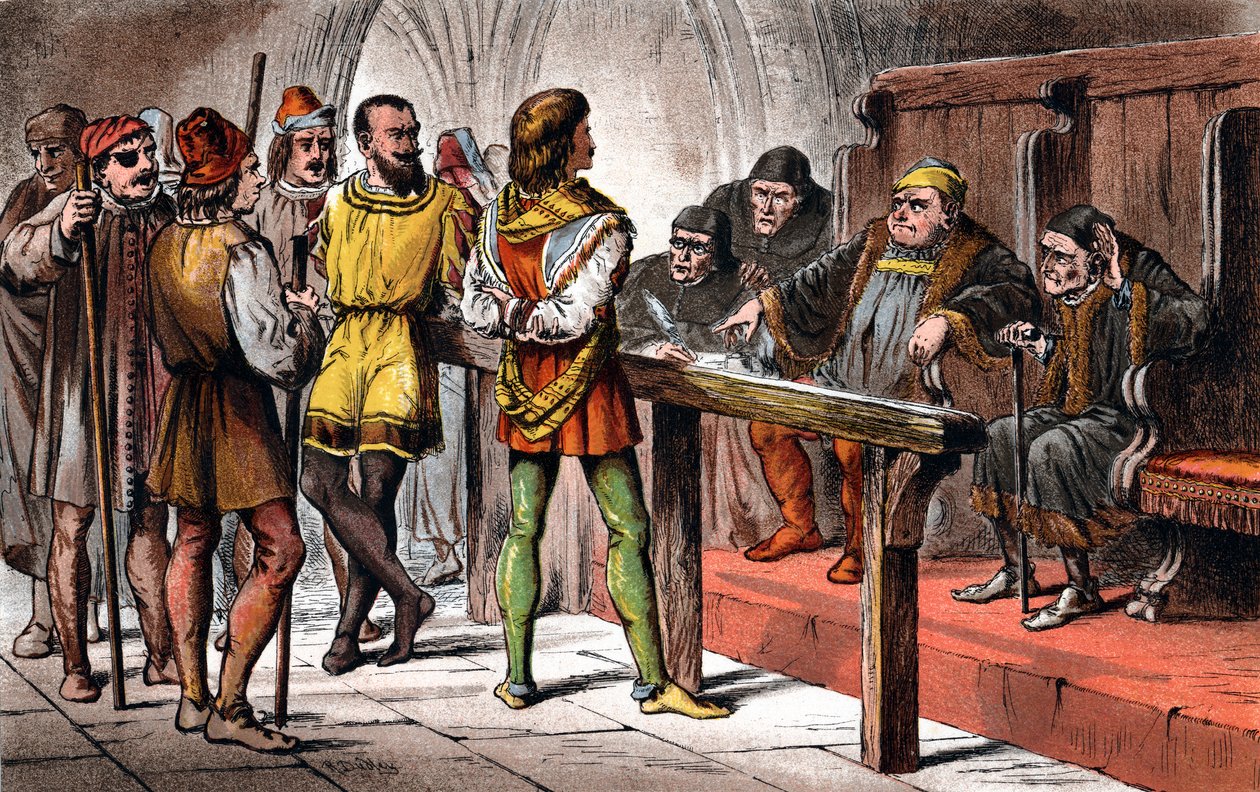 Cena de Shakespeares Muito Barulho por Nada, 1856-1858 de Unbekannt