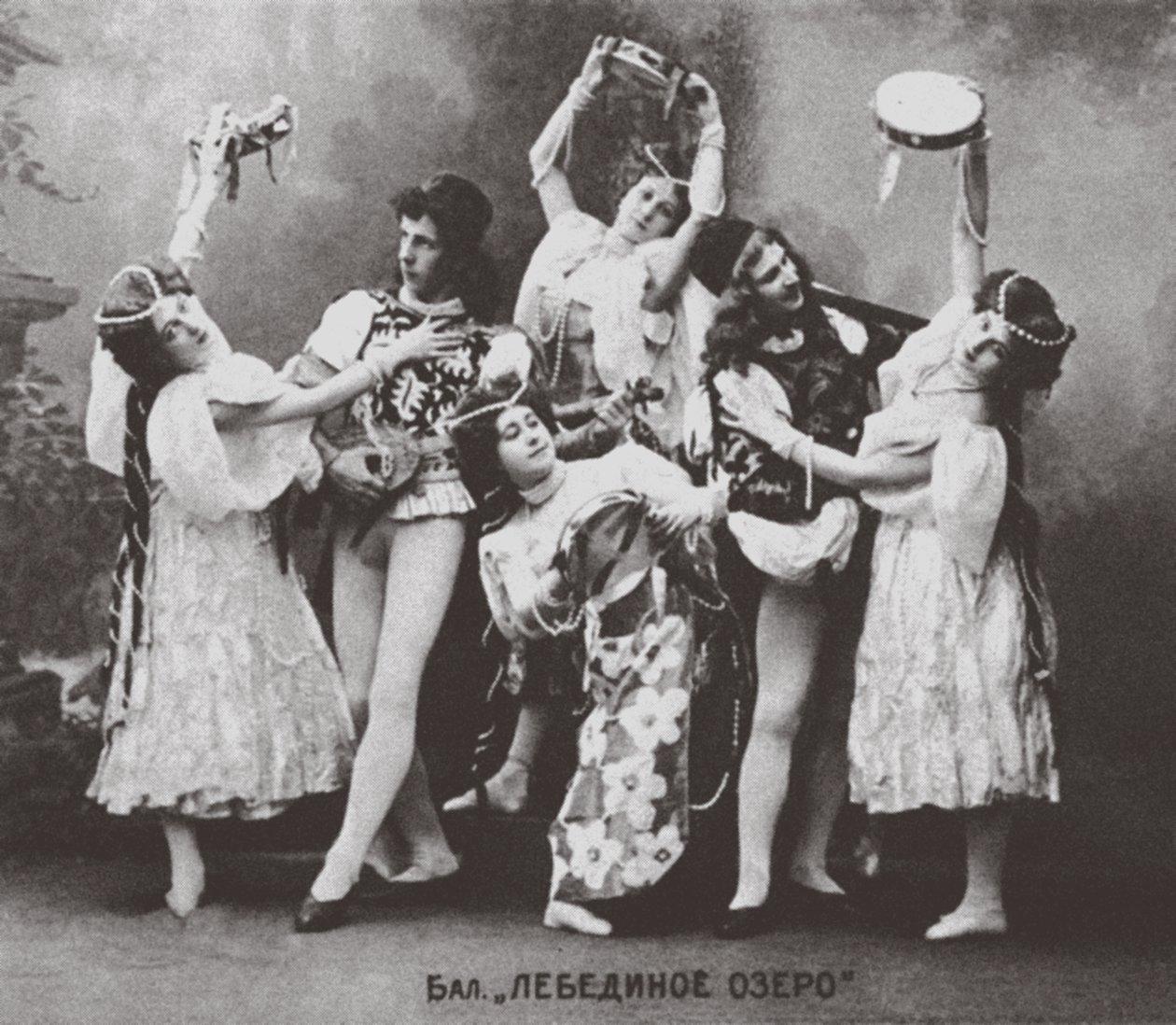 Cena do lago ballet cisne, teatro mariinsky. 1895 de Unbekannt