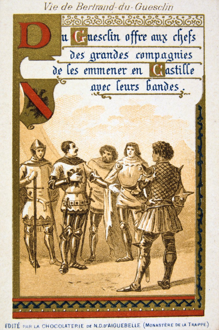 Cena da vida de Bertrand du Guesclin, século XIX de Unbekannt
