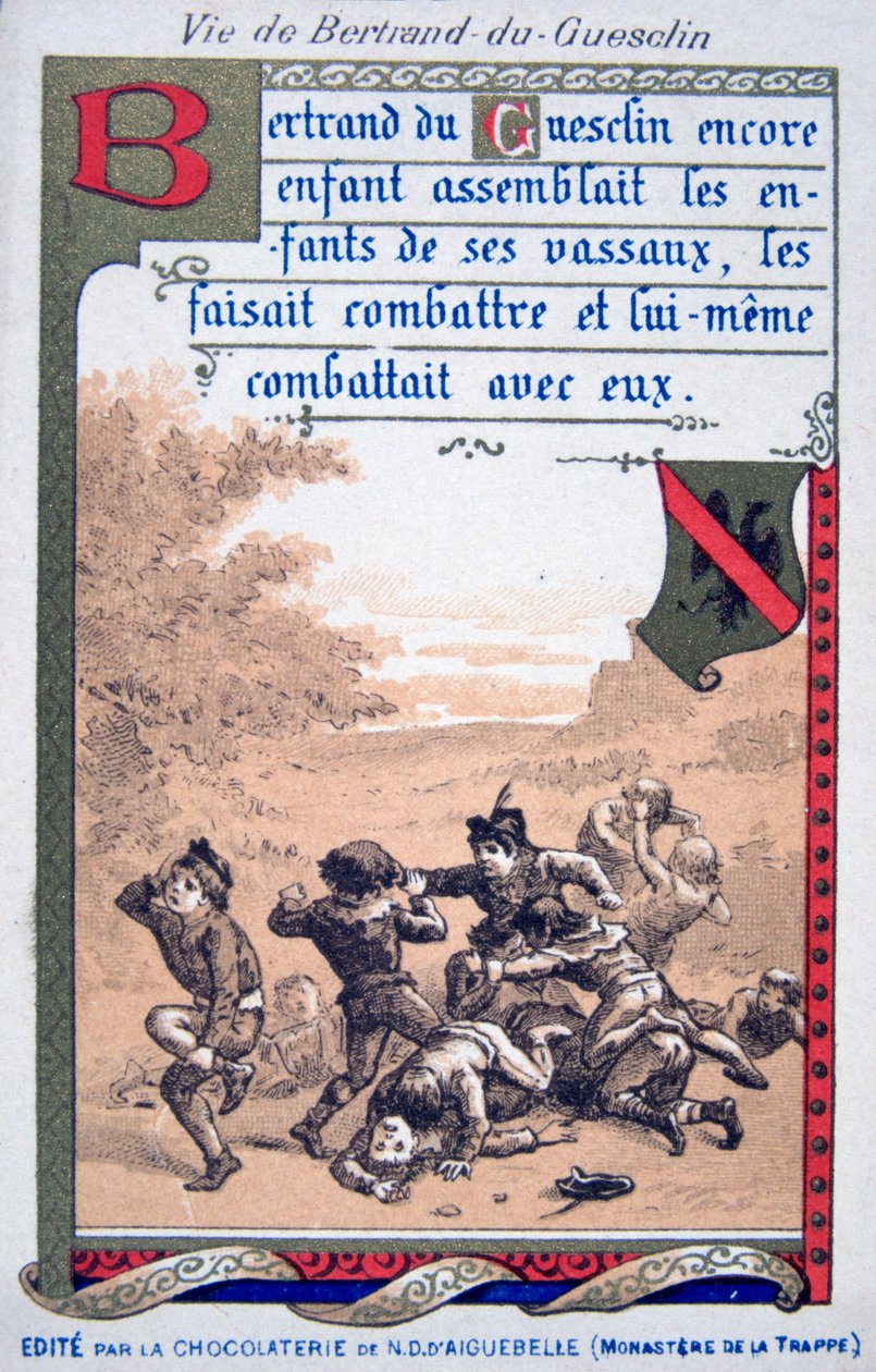 Cena da vida de Bertrand du Guesclin, século XIX de Unbekannt