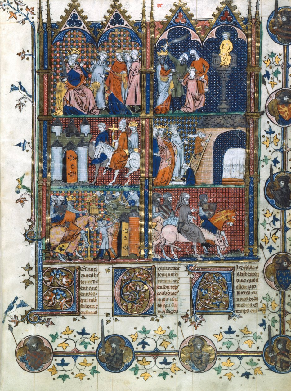 Cenas da Primeira Cruzada, 1096-1099 século XIV de Unbekannt